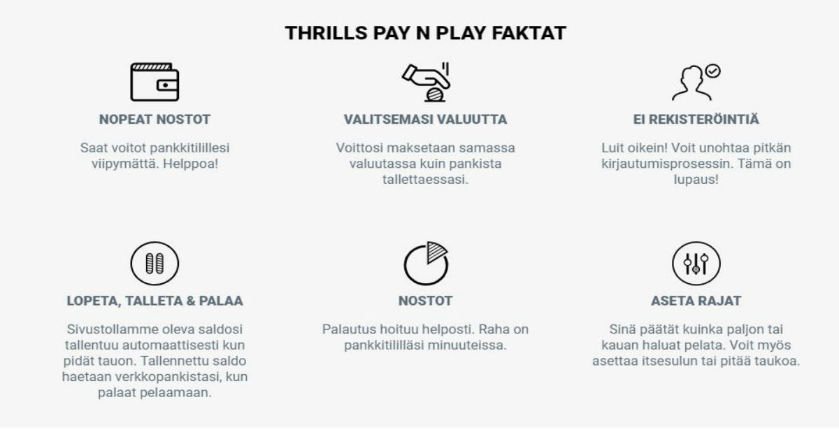 Miten thrills kasino ilman reksiteröitymistä toimii?