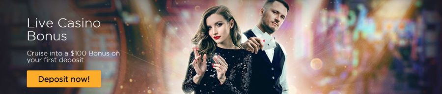 Casino Cruise live casino bonus