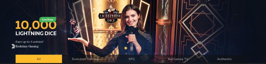 10,000 Lightning Dice promotion