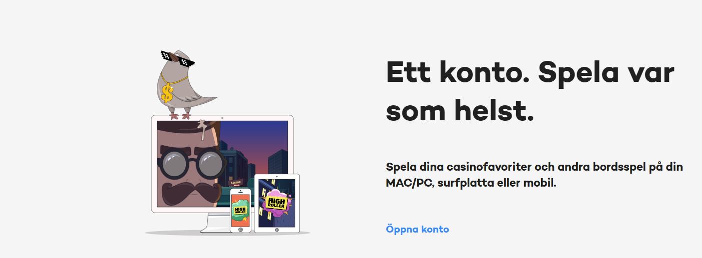 highroller casino recension med deras kampanjer på hemsidan