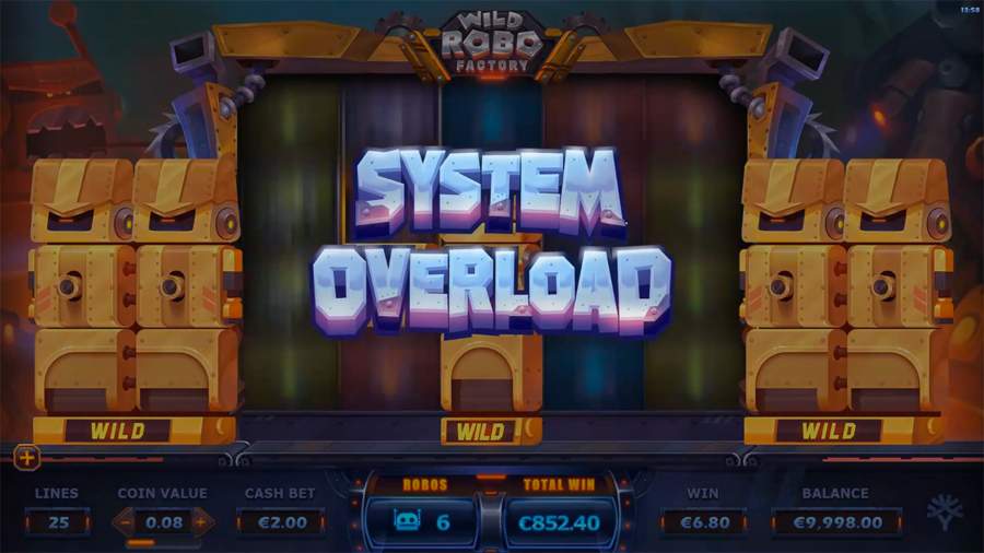 wild robo system overload