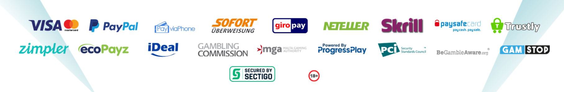 Payment options Dazzle Casino