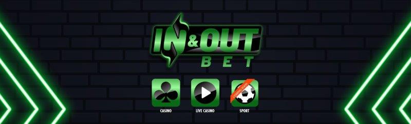 inandout bet casino homepage