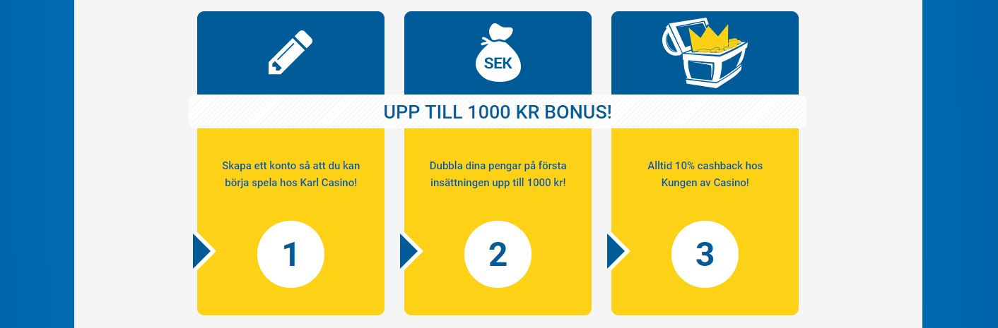 karl casino recension freespins cashback bonusar sverige