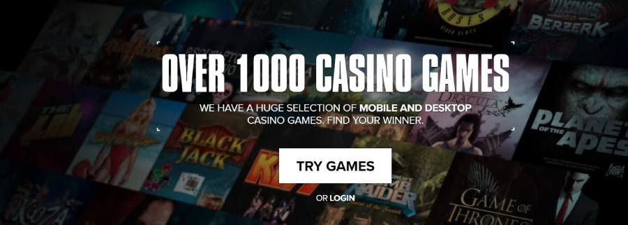 Over 1000 games at Kaboo Casino