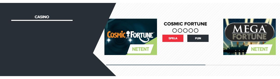 legolas bet casino med fler spel produkter på sidan