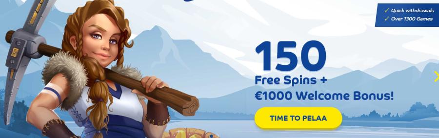 Pelaa welcome bonus