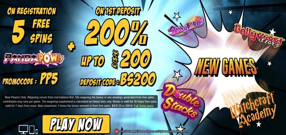 Brightstar casino welcome package