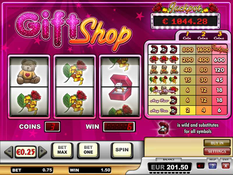 giftshop screenshot spilleautomat play n go