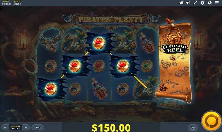 pirates plenty spilleautomat red tiger gaming