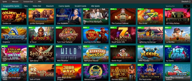 Luckland-Online-Spieleangebot
