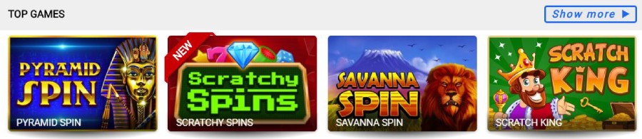 Winomania casino games