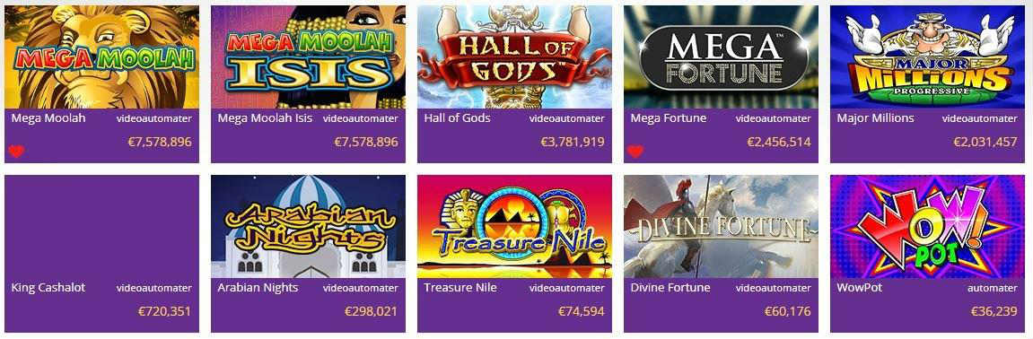 Jackpottar från yako casino hemsida