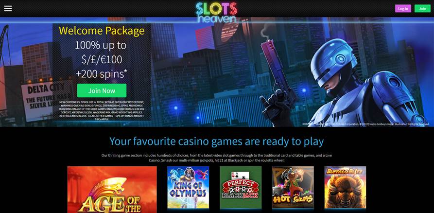 slots heaven casino screenshot