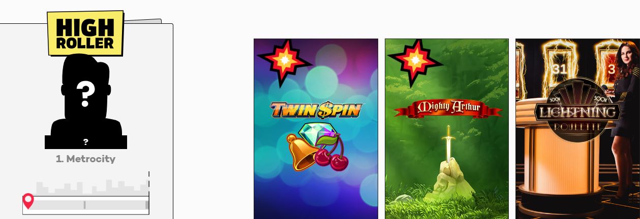 highroller casino recension och bild på svenska hemsidan