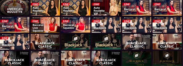 Wildblaster Casino Live Tische