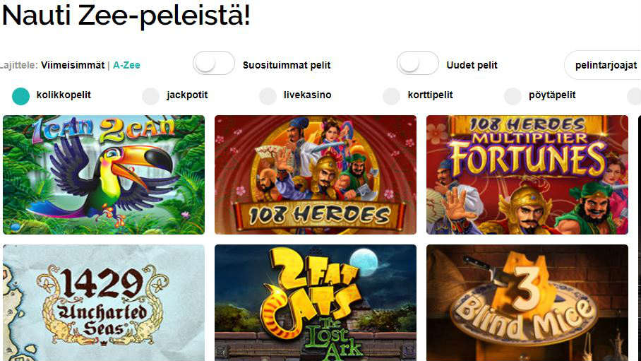 playzee casino pelit pelaa ilmaiseksi