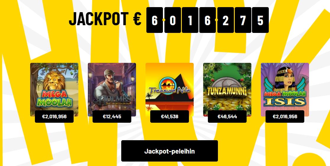 Kazoom Casino jättipotit